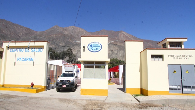 Moderno e inclusivo centro de salud empieza a operar en distrito de Pacarán - Cañete