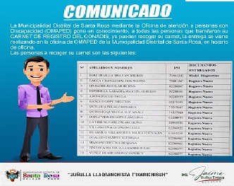 comunicado