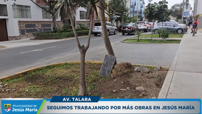 Con el objetivo de mejorar la transitabilidad de los peatones 🚶‍♂️ y vehículos 🚗, continuamos trabajando 🚧👷‍♂️ en la rehabilitación integral de la Av. Talara.
¡Pronto entregaremos la renovada vía en beneficio de todos los jesusmarianos y visitantes!
#JesúsMaríaSomosTodos #EsTiempoDeSoluciones