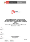 Vista preliminar de documento Procedimiento de selección y reglas de operatividad