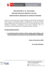 Vista preliminar de documento 16. COMUNICADO MODIFICACION DE ENTREVISTA PERSONAL 