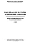Vista preliminar de documento PLAN DE ACCION DISTRITAL DE SEGURIDAD CIUDADANA 2023