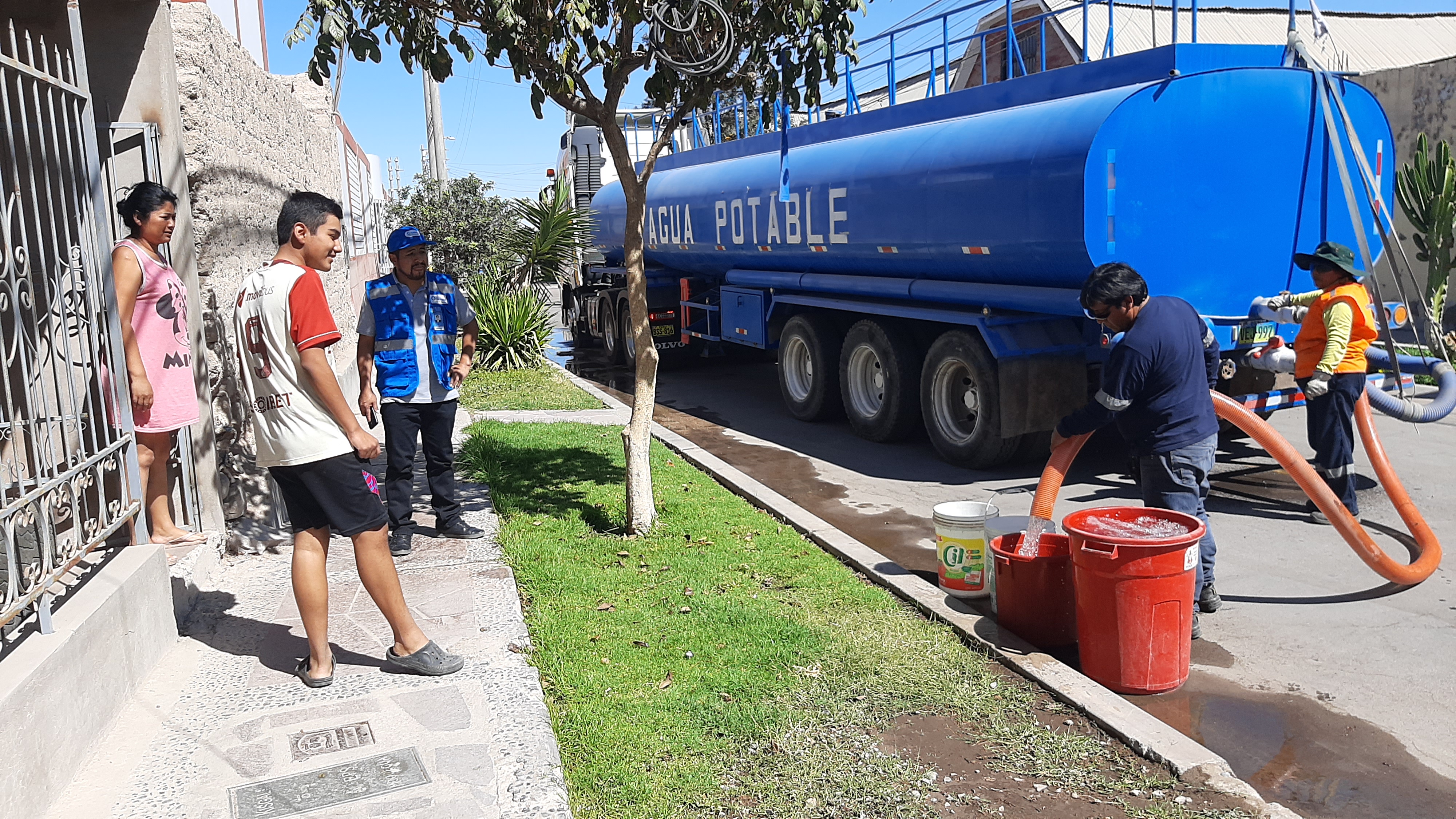 Sunass verifica abastecimiento de agua