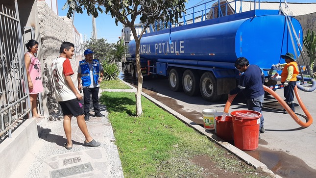 Sunass verifica abastecimiento de agua