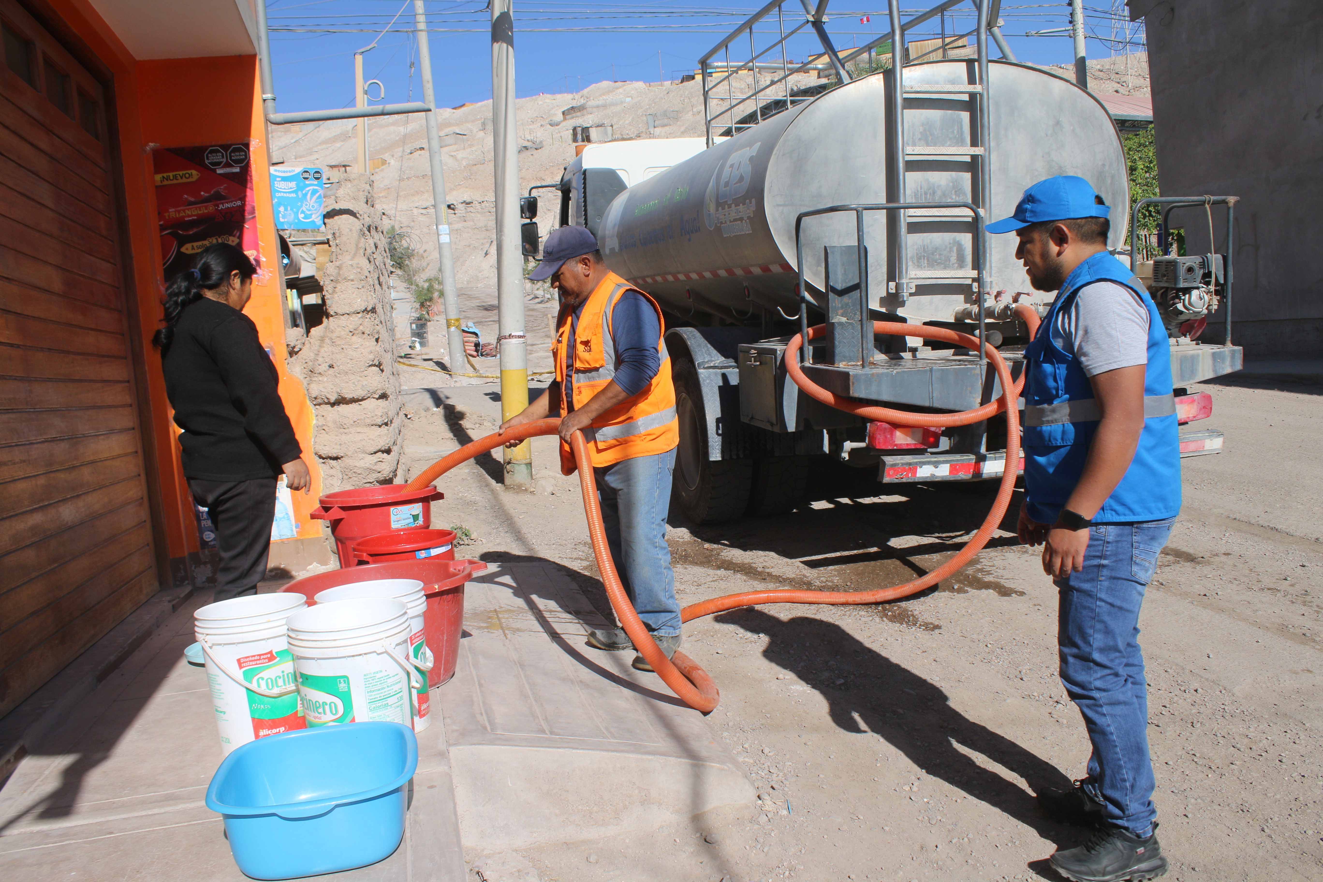 Sunass verifica abastecimiento de agua