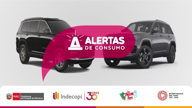 Diveimport S.A. informa que los vehículos involucrados corresponden a los modelos Grand Cherokee L Limited 4x4, Grand Cherokee Laredo 4x4 y Grand Cherokee Limited 4x4 (2022 y 2023).