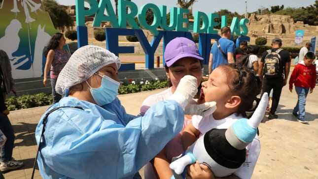 Barrido de vacunación contra la polio suma cerca de 800 000 niñas y niños protegidos 
