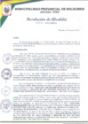 Vista preliminar de documento Resolución de alcaldía
