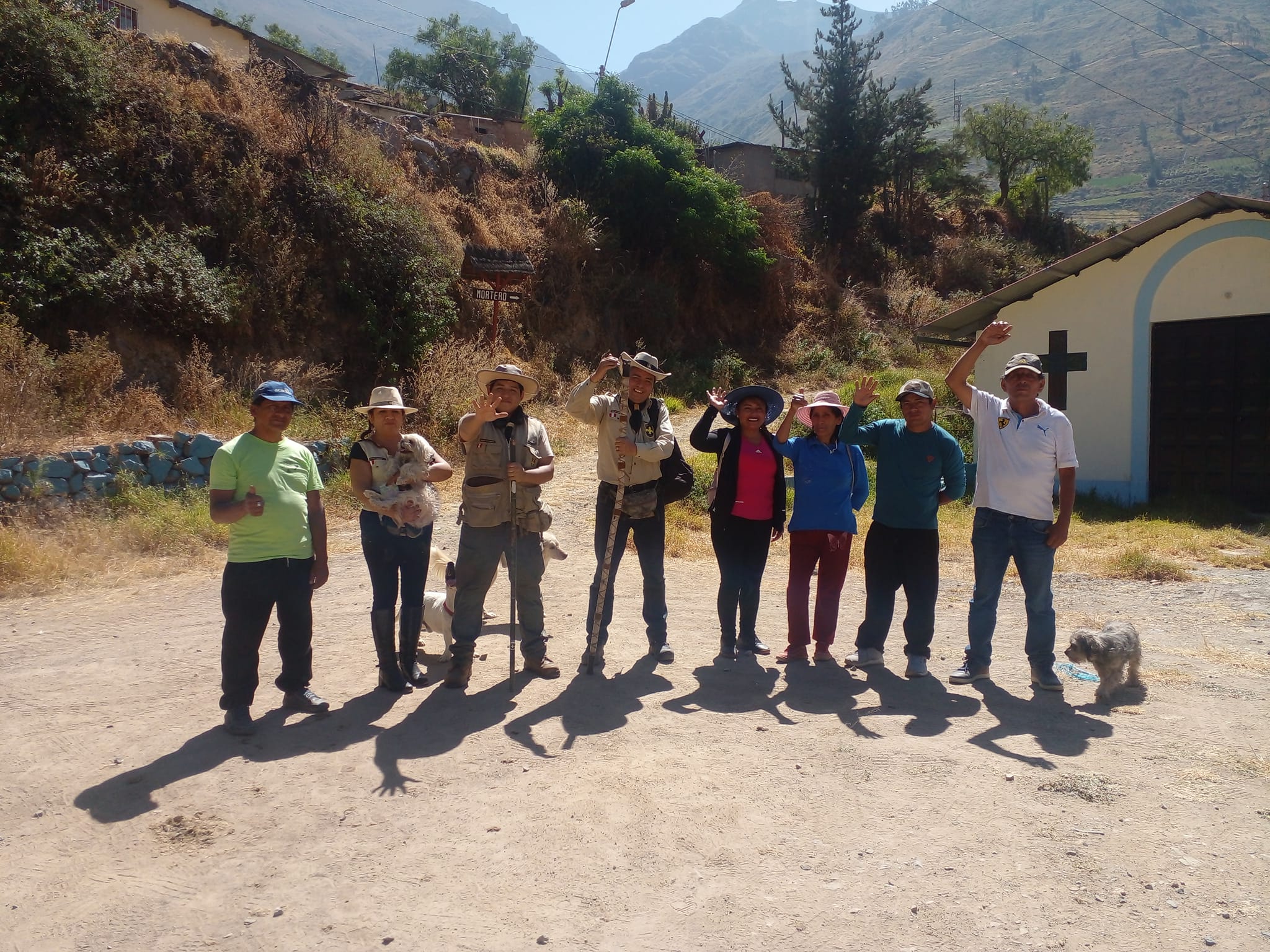 Hoy realizamos un lindo recorrido por sus recursos turísticos del anexo de Ayas