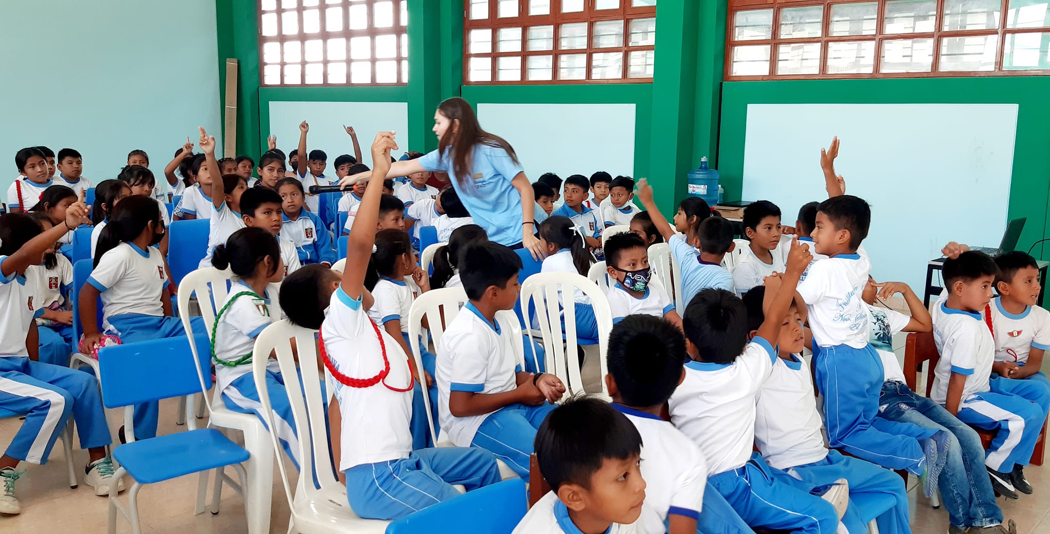 Primer Encuentro de Familias para una Convivencia Armoniosa en la I.E 14081 de Nuevo Sinchao Chico