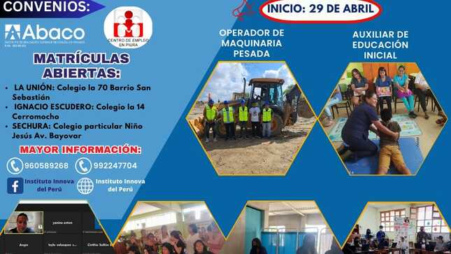 Convenio con la Municipalidad ofreciendo 6 medias becas para Cosmetología