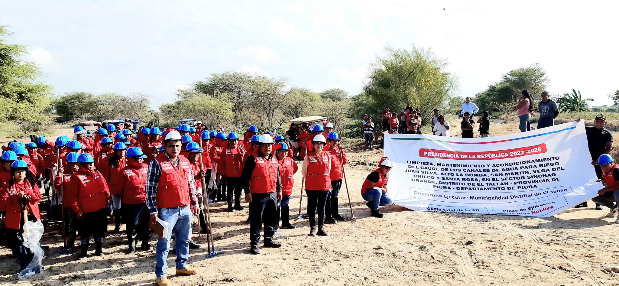 Inauguración e Inicio de Actividades del Programa Lurawi Perú Sector Sinchao Grande