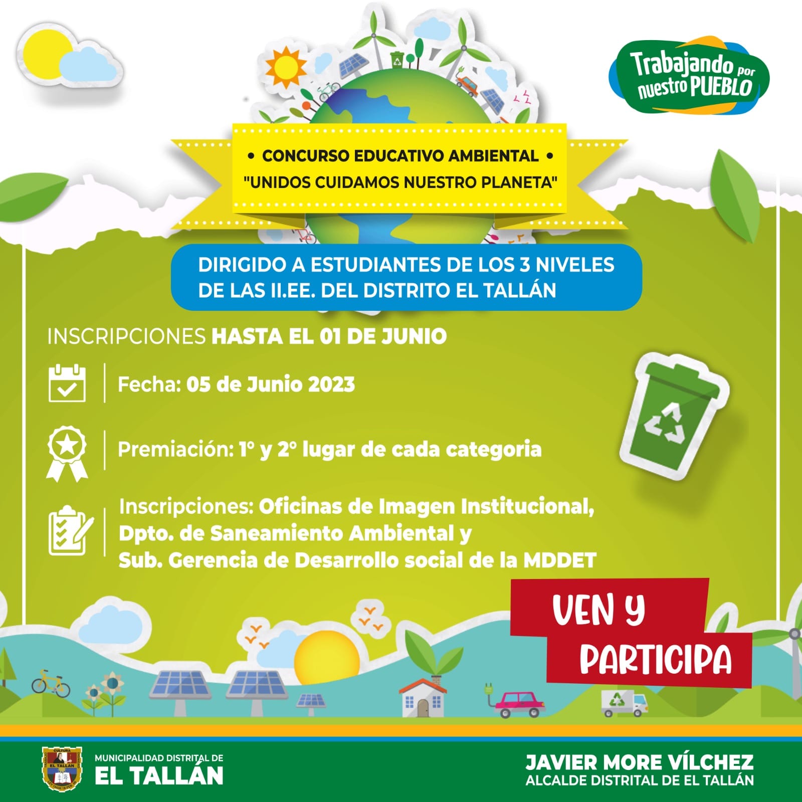 Concurso Educativo Ambiental mayo 2023