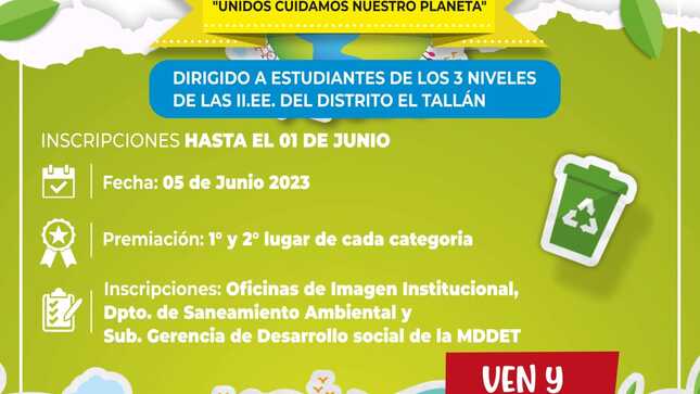 Concurso Educativo Ambiental mayo 2023