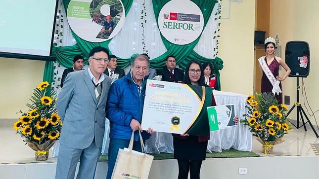 Electrocentro recibe reconocimiento de SERFOR por su contribución en el desarrollo forestal