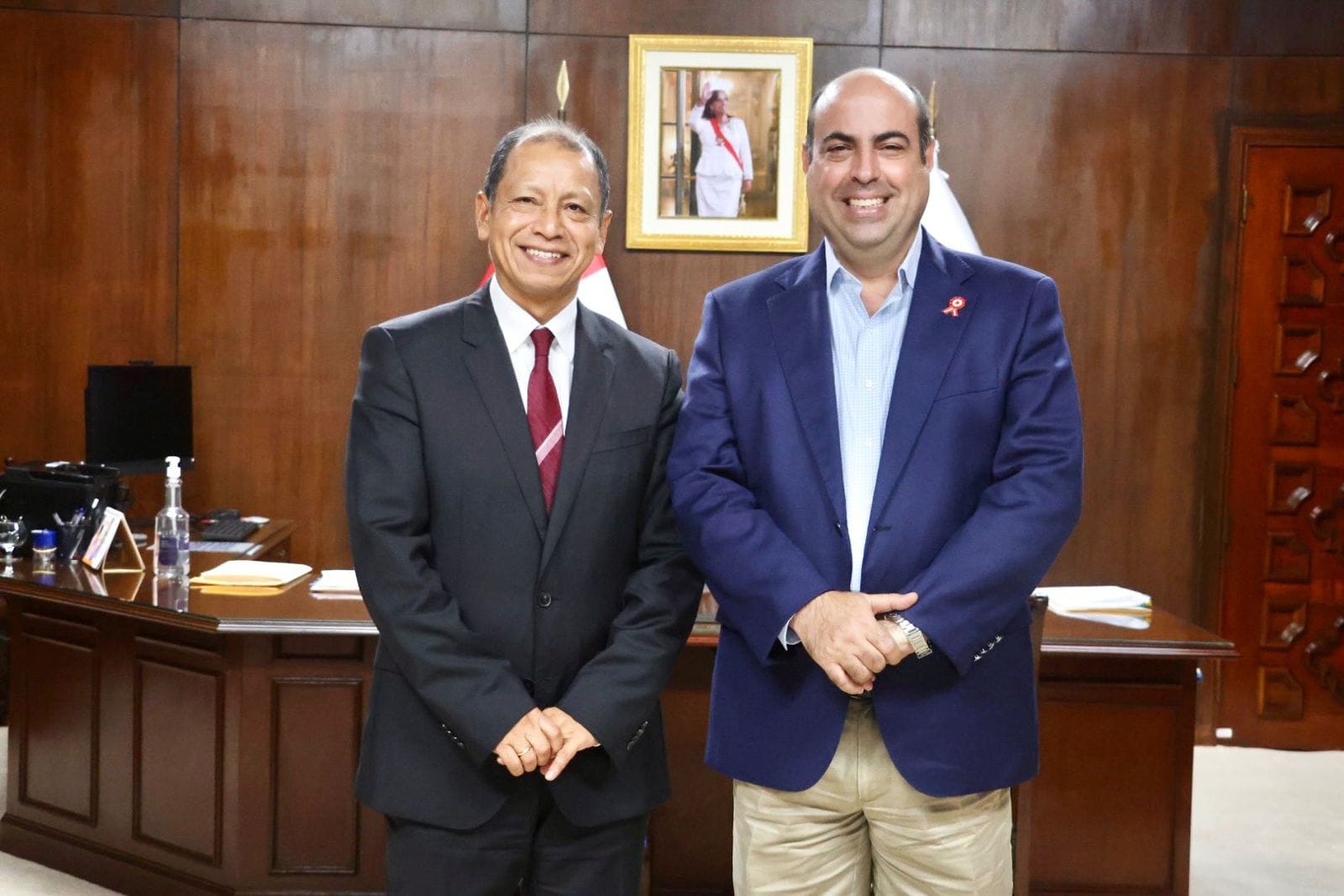 El alcalde Pedro Spadaro se reunió con el ministro de justicia, Daniel Maurate, para evaluar la posibilidad de implementar en el Callao un centro "Mega Alegra".