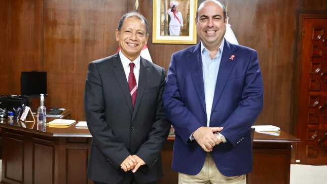 El alcalde Pedro Spadaro se reunió con el ministro de justicia, Daniel Maurate, para evaluar la posibilidad de implementar en el Callao un centro "Mega Alegra".