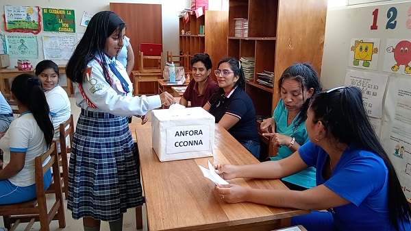 Realizan elección del CCONNA de Canoas de Punta Sal 