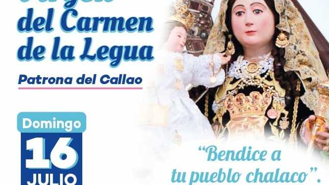 Conmemoramos la solemnidad y devoción a la Virgen del Carmen de la Legua,