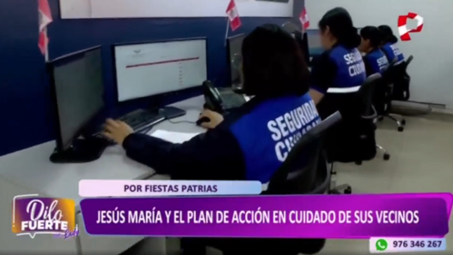En estas celebraciones de Fiestas Patrias, 🇵🇪 nuestro personal de Seguridad Ciudadana permanece 🧐 alerta y vigilante ante cualquier situación sospechosa que ocurra en nuestro distrito  durante la parada militar.  Mira el video 📹 completo y conoce todos los detalles.
#JesúsMaríaSomosTodos #EsTiempoDeSoluciones