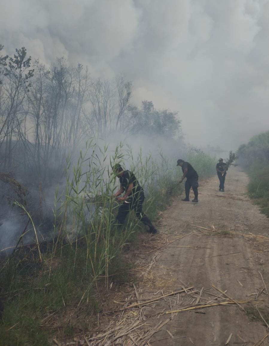 Incendio en Nepeña
