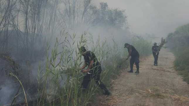Incendio en Nepeña