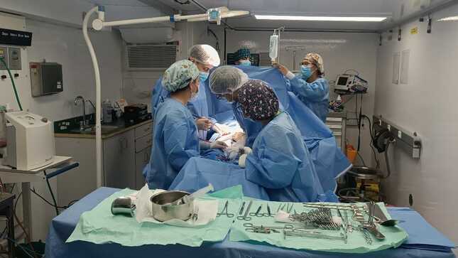 Dieciséis personas fueron operadas en el centro quirúrgico móvil que instaló el Minsa en el Hospital de Chancay
