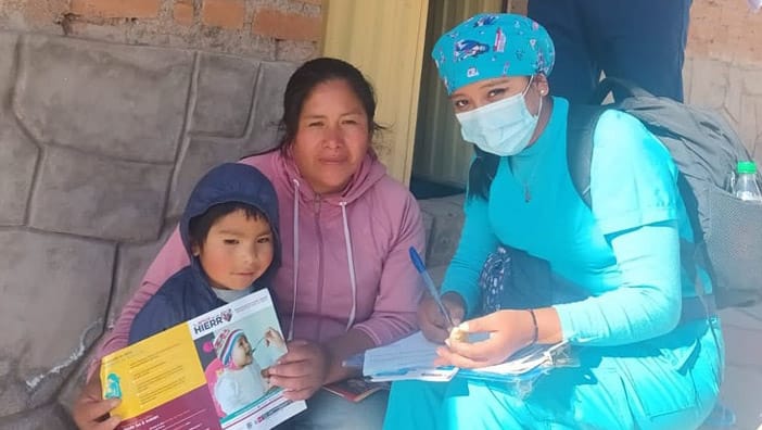 Puno realizan barrido integral para prevenir la anemia en la provincia de San Román