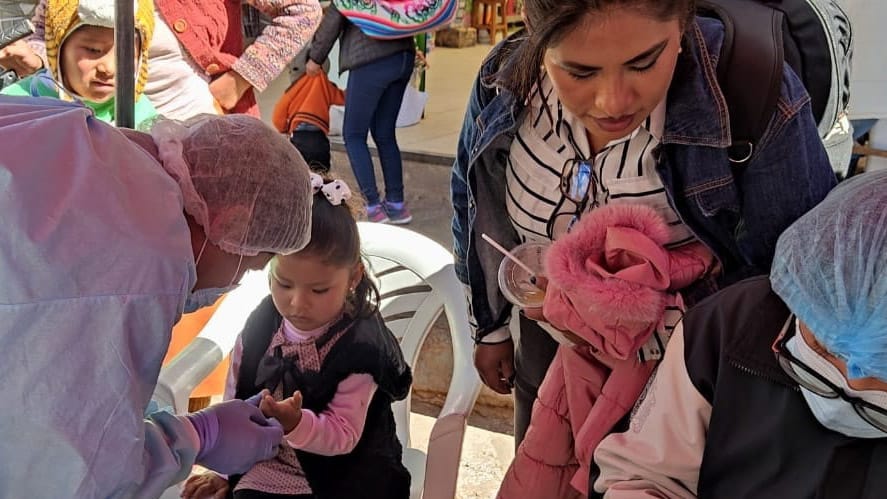 Puno realizan barrido integral para prevenir la anemia en la provincia de San Román