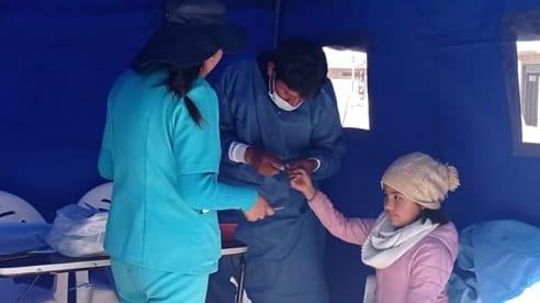 Puno realizan barrido integral para prevenir la anemia en la provincia de San Román