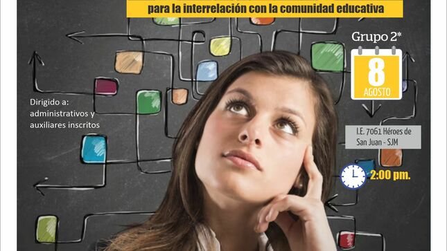 Taller habilidades necesarias para la interrelación con la comunidad educativa
