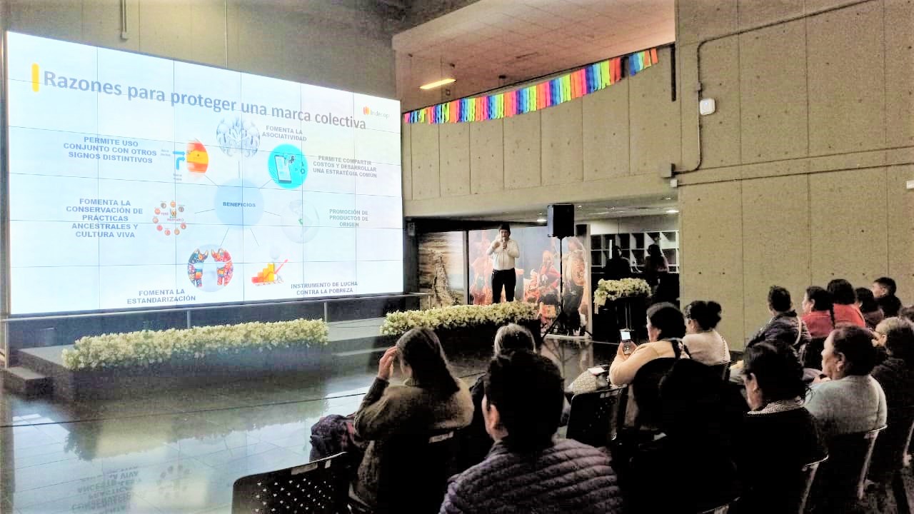 Indecopi capacitó y asesoró a más de 180 artesanos que participaron en feria “Ruraq Maki” sobre la importancia de registrar sus marcas