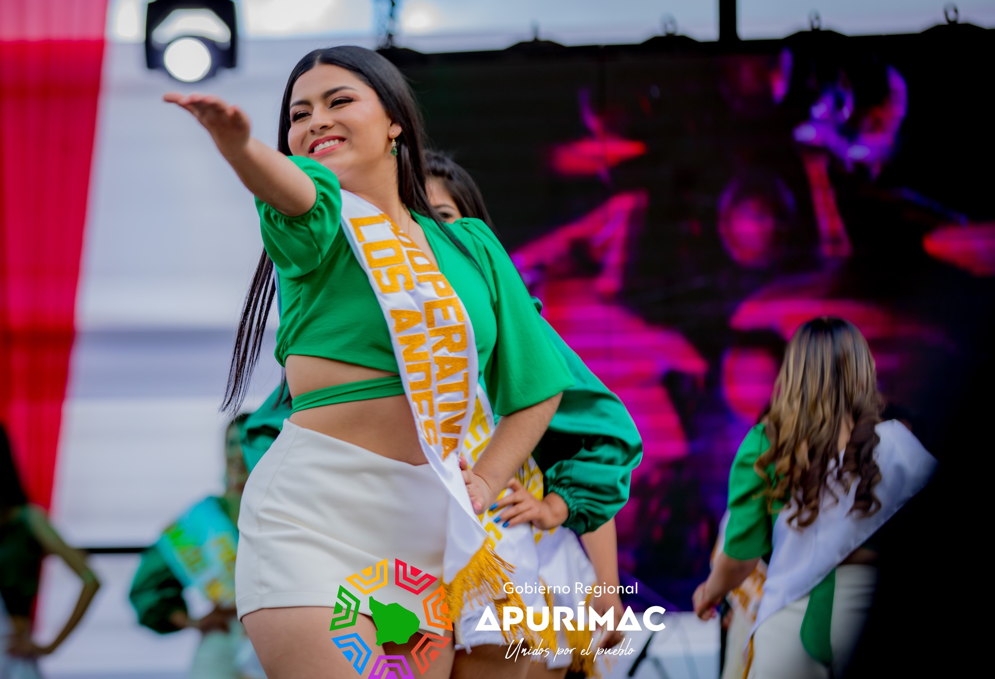 Candidata de la gerencia subregional de Chincheros del gore Apurímac ganó el concurso de belleza Sumaq Sipas San Antonio 2023