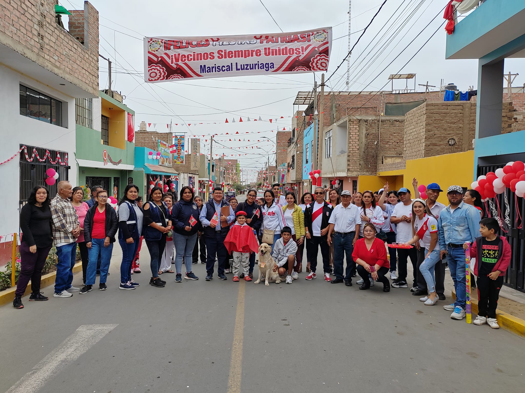 Entusiastas vecinos decoraron sus calles para participar del Concurso "Pon Tu Calle Bonita"