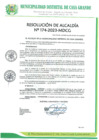 Vista preliminar de documento Resolución de Alcaldía 174-2023
