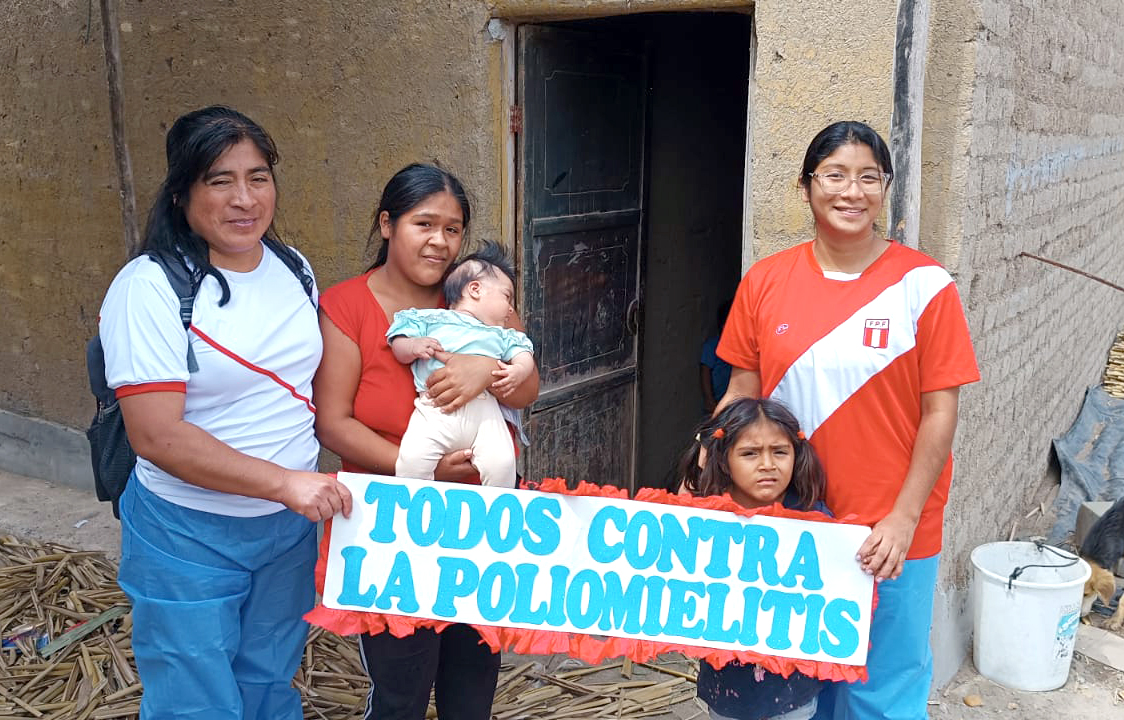 Amplían barrido de vacunación contra polio y sarampión para menores de 5 años