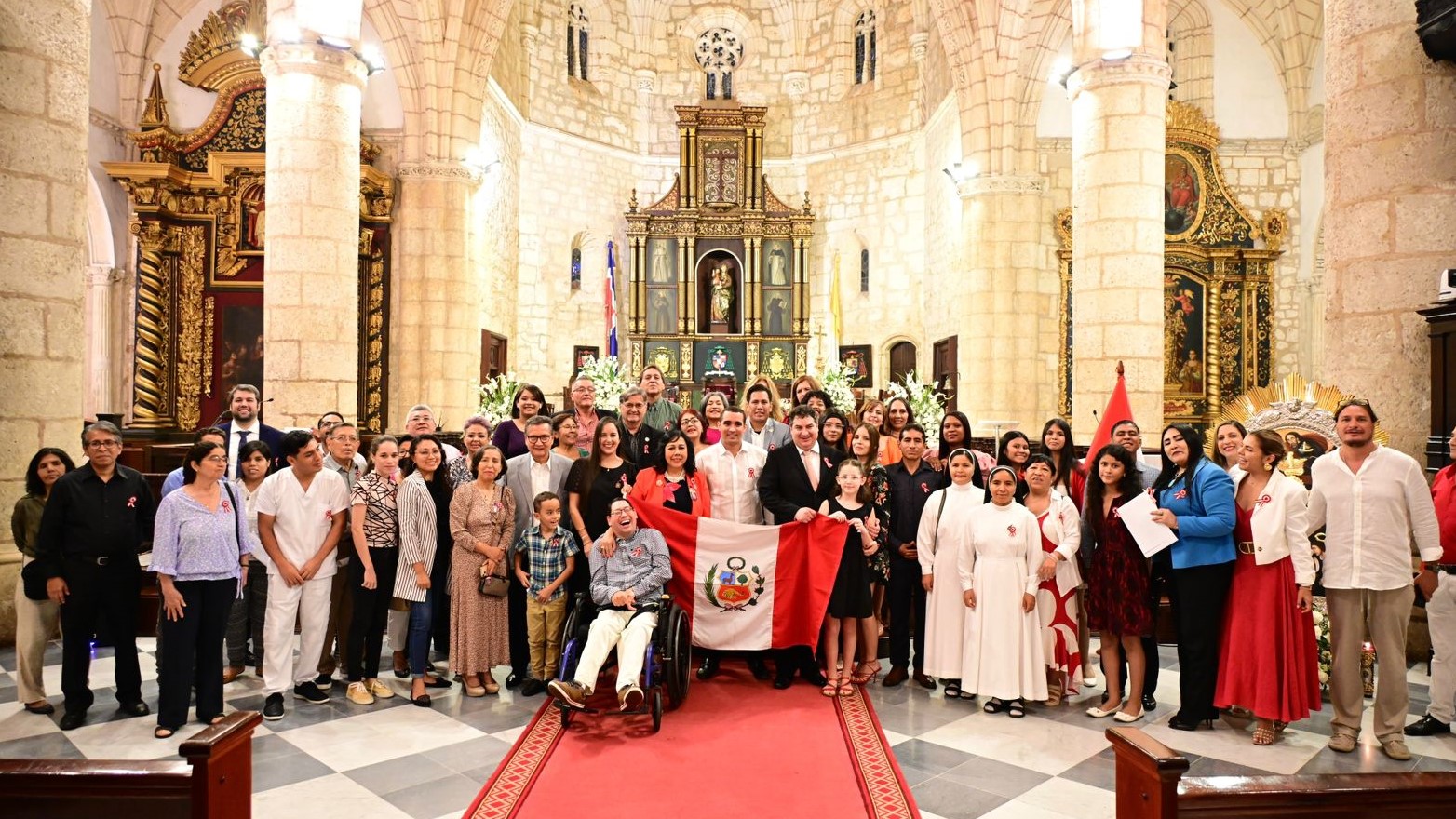 Embajada del Perú en República Dominicana realizó misa conmemorativa por el Día de la Independencia