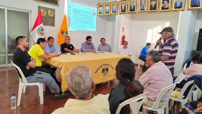 Alcaldes de Huaral y Chancay participaron de mesa de trabajo por el proyecto de agua potable para el C.P. Pampa Libre