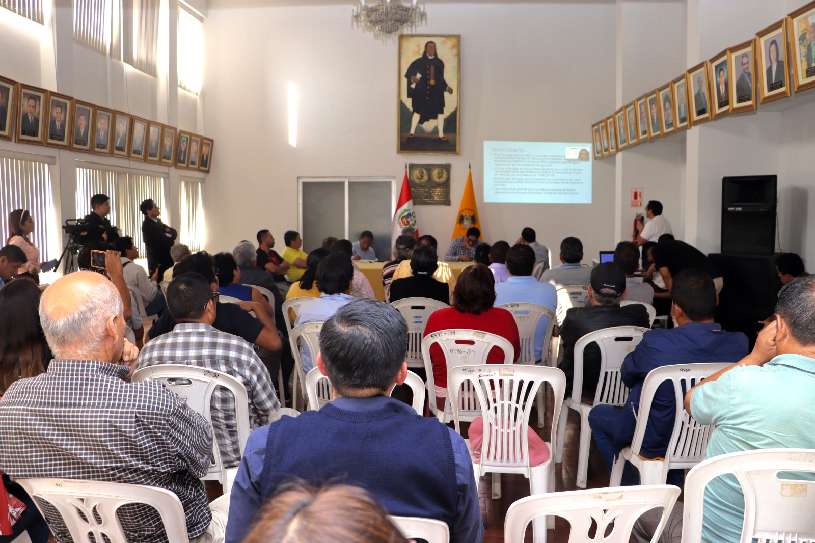 Alcaldes de Huaral y Chancay participaron de mesa de trabajo por el proyecto de agua potable para el C.P. Pampa Libre