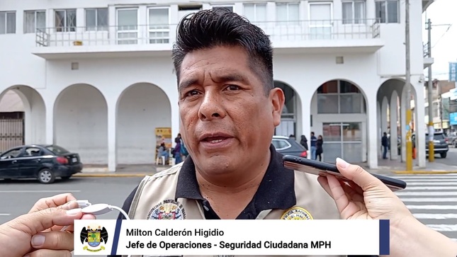 Agentes del serenazgo frustraron accionar de roba cables y asalto a tienda en la Av. Estación