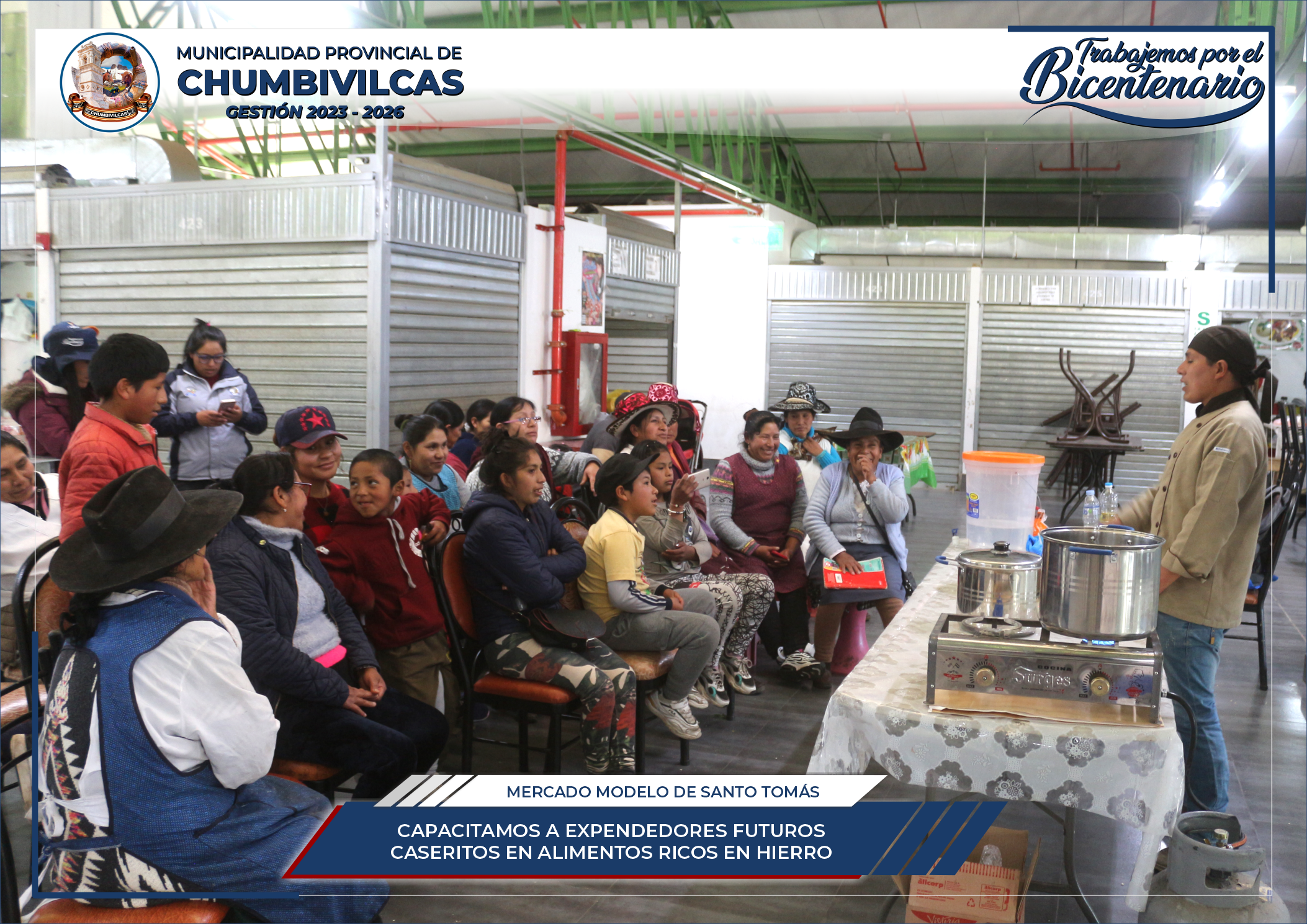 Municipalidad de Chumbivilcas capacita a futuros "Caseritos del Hierro" del distrito de Santo Tomás