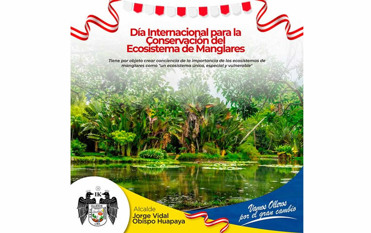 Día Internacional de la Conservación del Ecosistema de Manglares