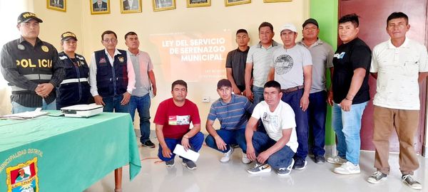 Capacitación al Cuerpo de Serenazgo Municipal