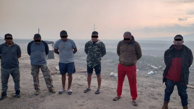 Desarticulan red criminal dedicada a la extorsión en La Libertad