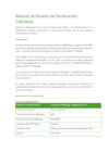 Vista preliminar de documento Manual de llenado de Declaración Tributaria