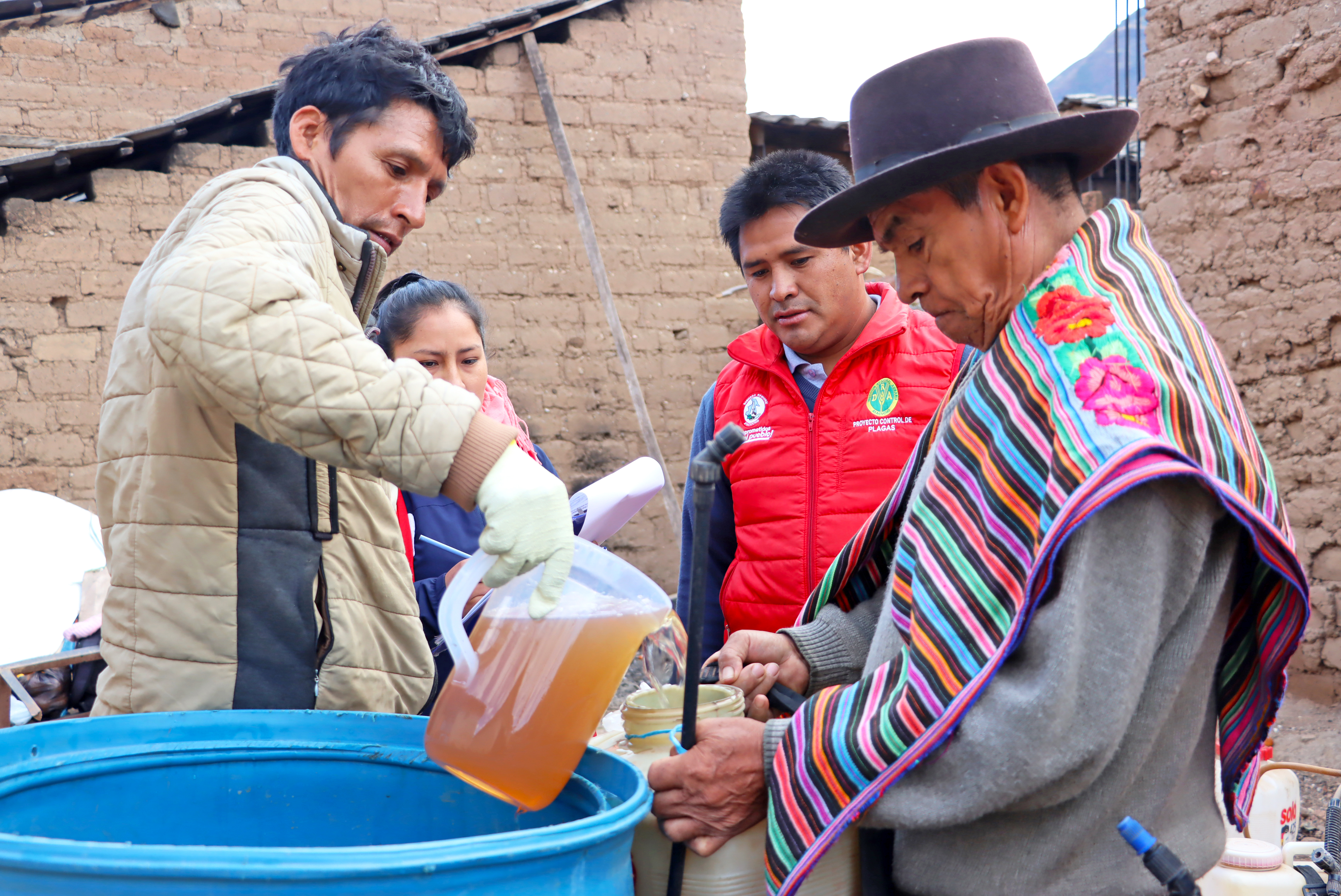 DRA Ayacucho logró la distribución de 50 mil litros de cebo tóxico e instalación de más de 16 mil trampas caseras en parcelas frutícolas