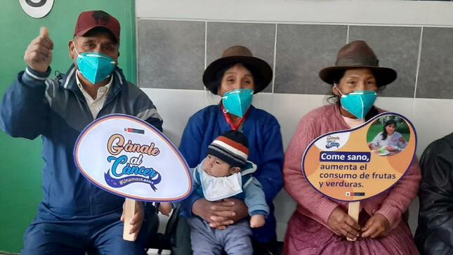 Minsa realizó campaña “Gánale al cáncer, unamos lazos” en Apurímac
