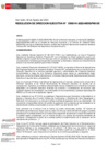 Vista preliminar de documento Resolución Directoral Ejecutiva