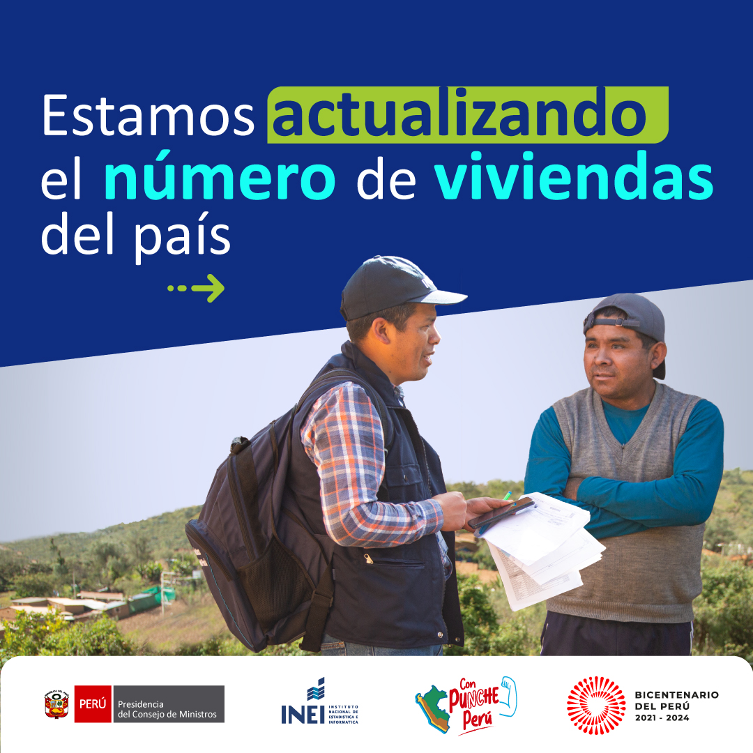 INEI 03-08-2023 Actualización del Directorio de Viviendas y Establecimientos 2023