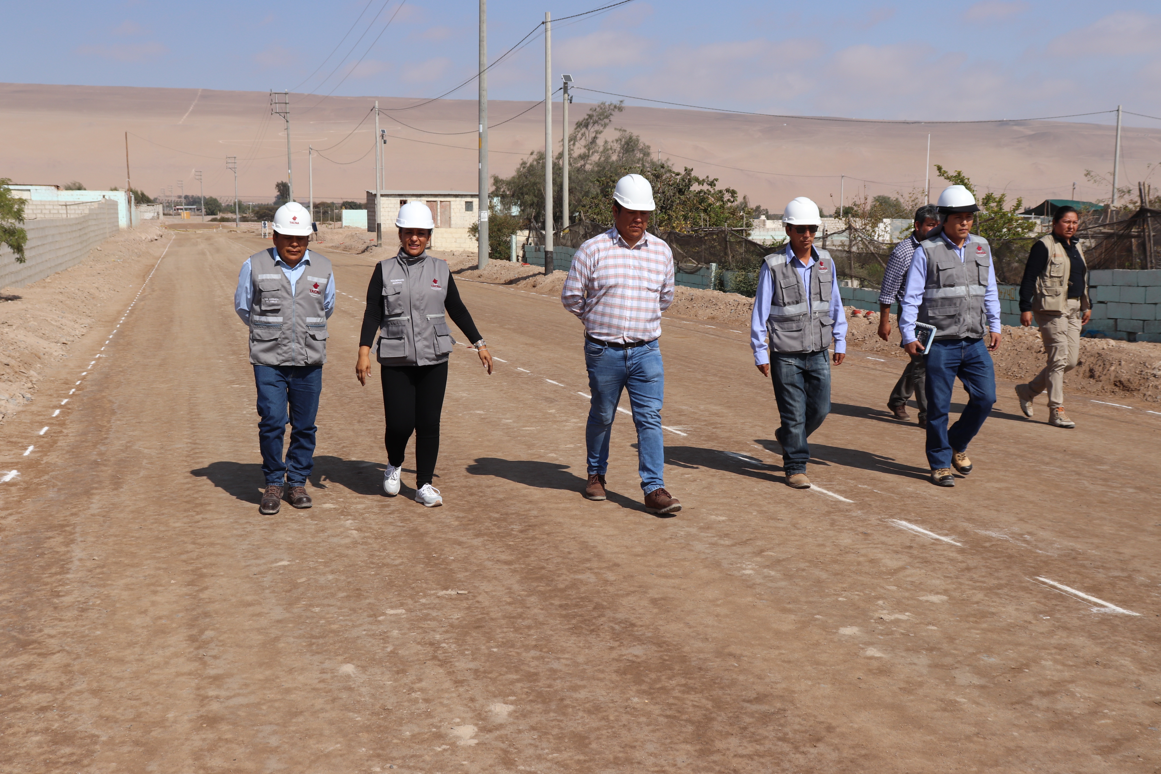 Continúan los avances en la vía de acceso al Cementerio Municipal